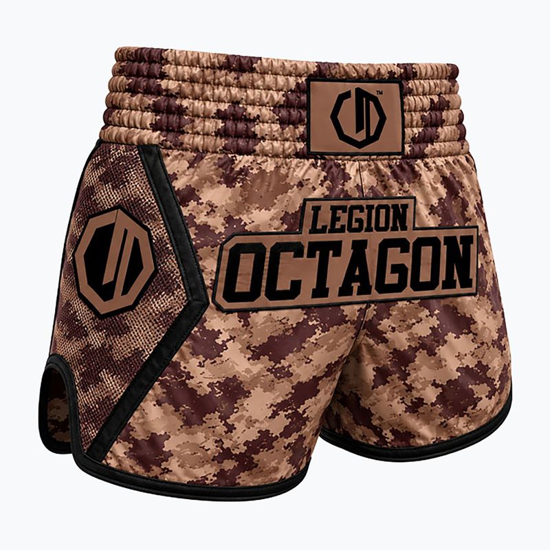 Training shorts Octagon Legion Kickboxing/Muay Thai Premium desert storm