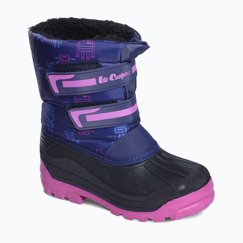 Lee Cooper children's snow boots LCJ-23-44-2007 navy/fuchsia 7