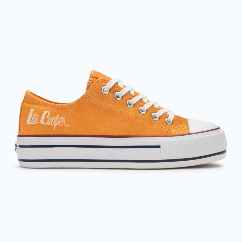 Lee Cooper women's trainers LCW-24-31-2216LA orange 3