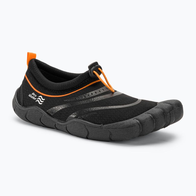 ProWater women's water shoes black and orange PRO-23-37-127L