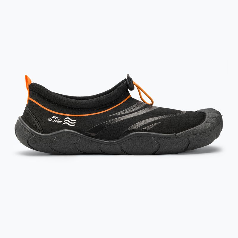 ProWater women's water shoes black and orange PRO-23-37-127L 2