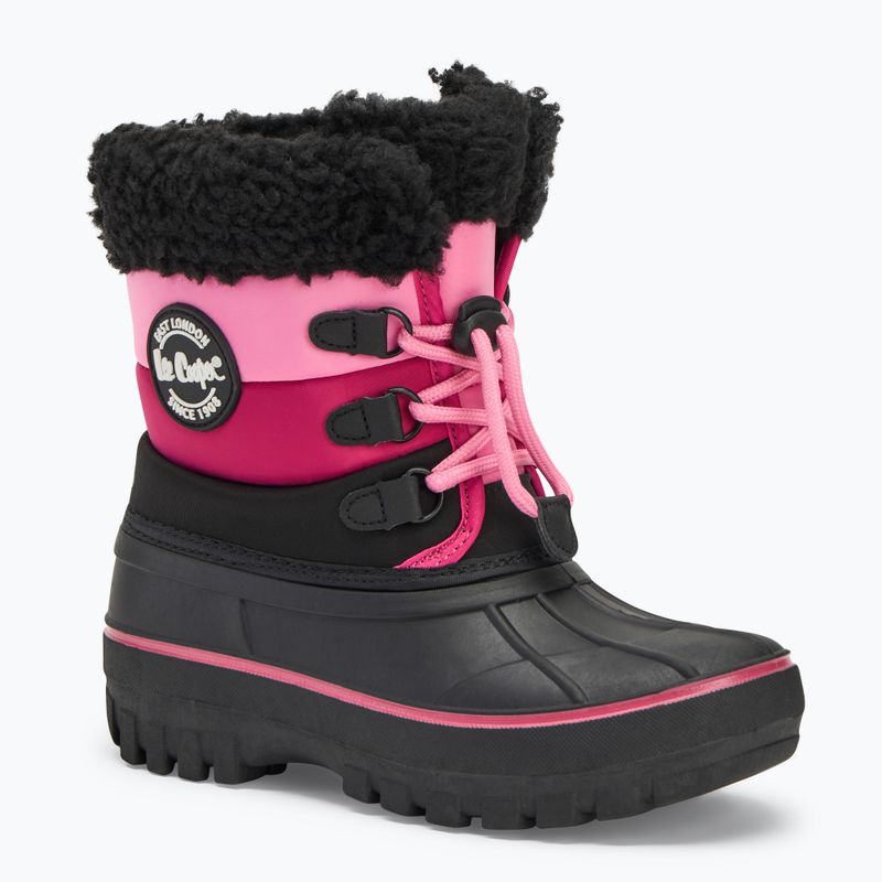 Lee Cooper children's snow boots LCJ-24-44-2855K black / fuchsia