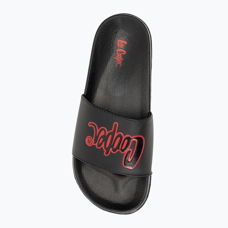 Lee Cooper women's slides LCW-24-42-2483 black/red 5