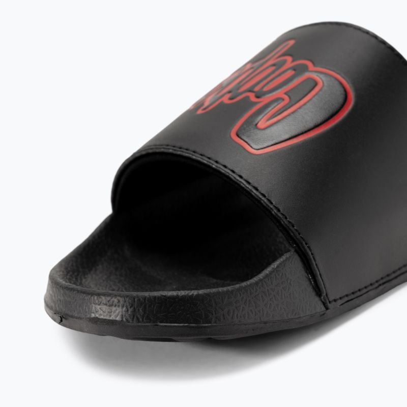 Lee Cooper men's slides LCW-24-42-2484 black/red 7