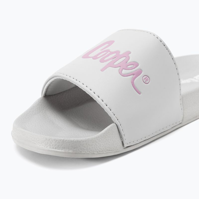 Lee Cooper women's slides LCW-24-42-2486 grey/light pink 7