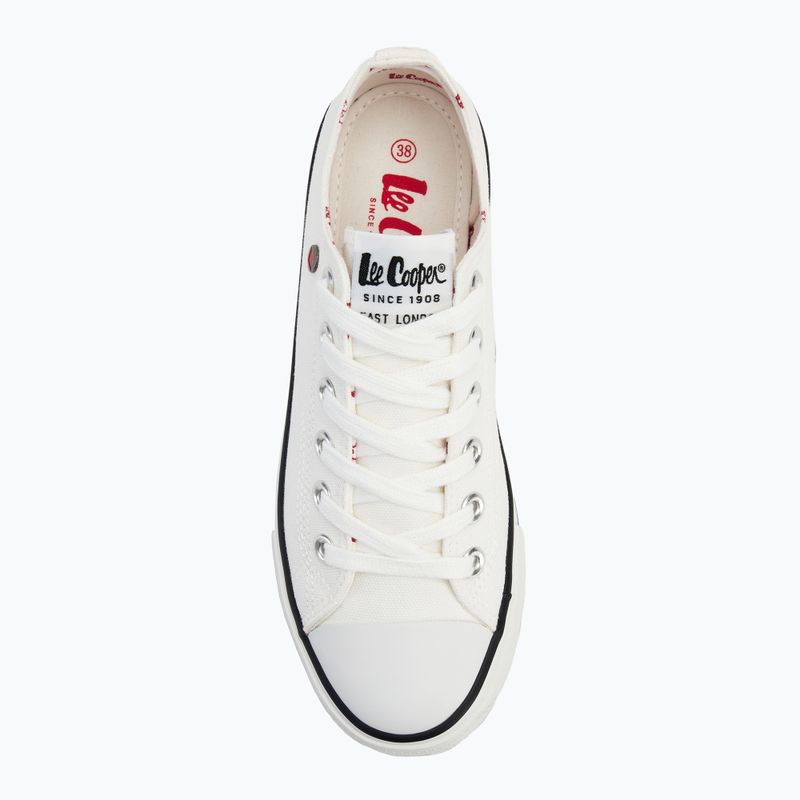 Lee Cooper women's trainers LCW-24-31-2741L white 5
