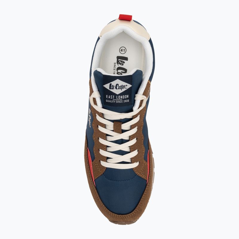 Lee Cooper men's shoes LCW-25-03-3382MA brown/navy 5