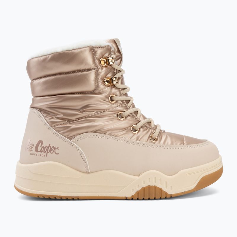 Women's snow boots Lee Cooper LCJ-26-44-4564LA gold 2