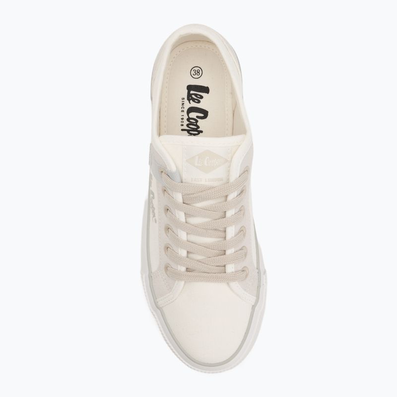 Lee Cooper women's trainers LCW-25-31-3479LA white 5