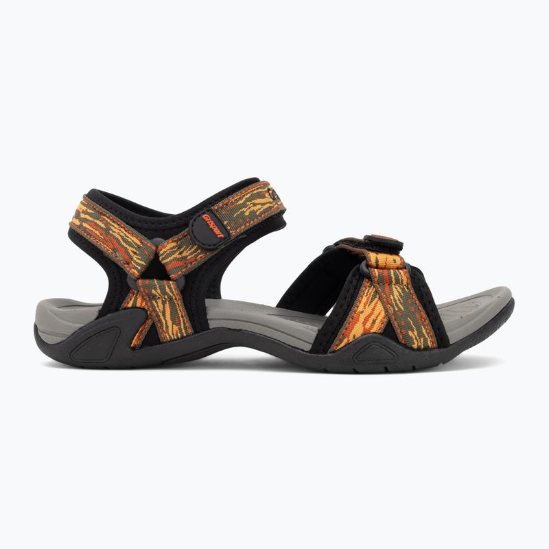 Grisport women's sandals 349025L khaki/orange/orange 2
