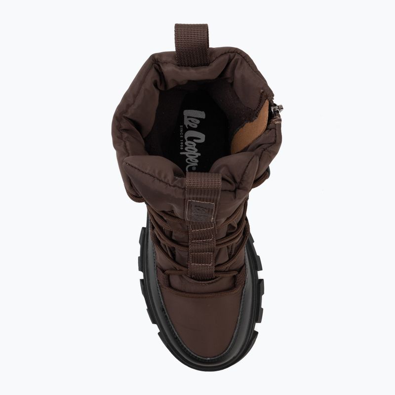 Women's snow boots Lee Cooper LCJ-26-01-4631LA brown 5