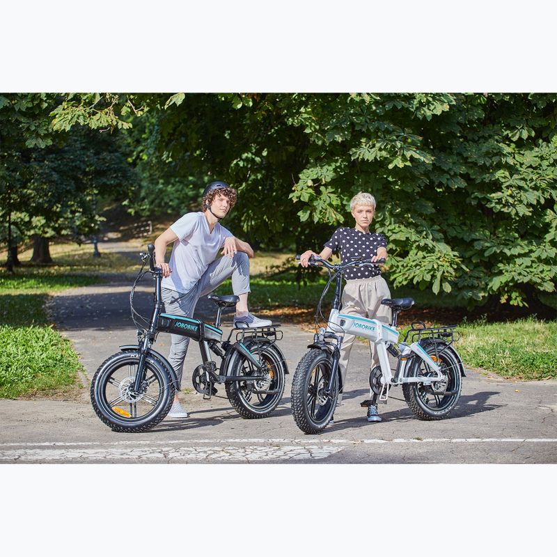 JOBObicycle Eddy X 48V 14Ah 672Wh white electric bicycle 9