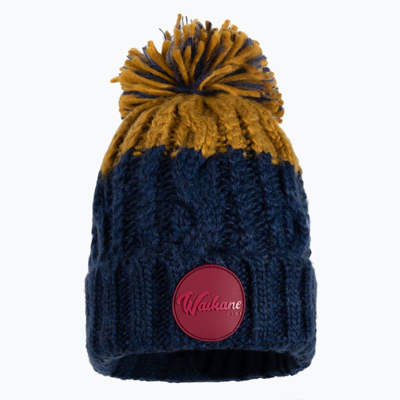 Women's cap WAIKANE VIBE Navy-Mustard blue 2