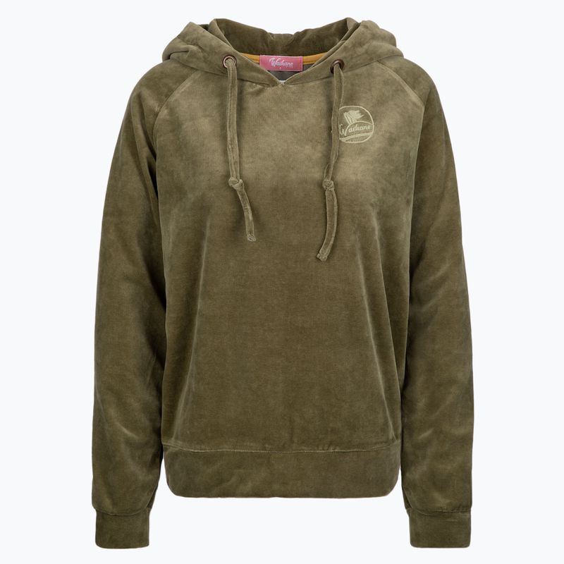 Waikane Vibe Olive green women's sweatshirt