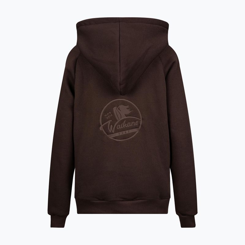 Waikane Vibe Chocolate brown women's sweatshirt 2