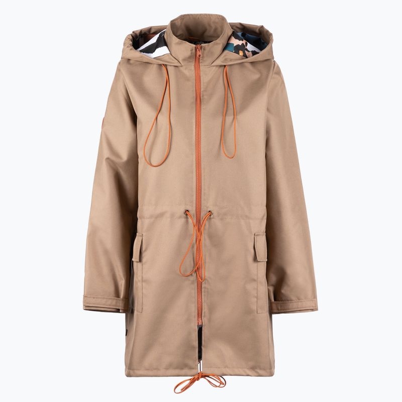 Waikane Vibe Wild women's rain jacket beige