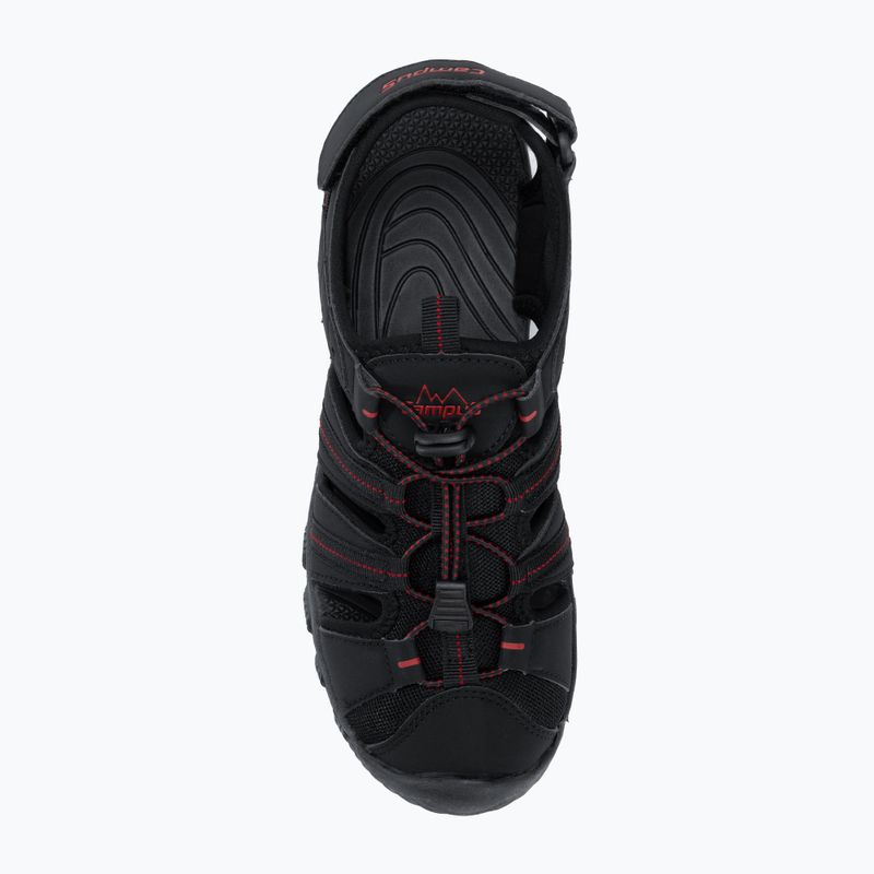 Men's CampuS Carlit black/red trekking sandals 5