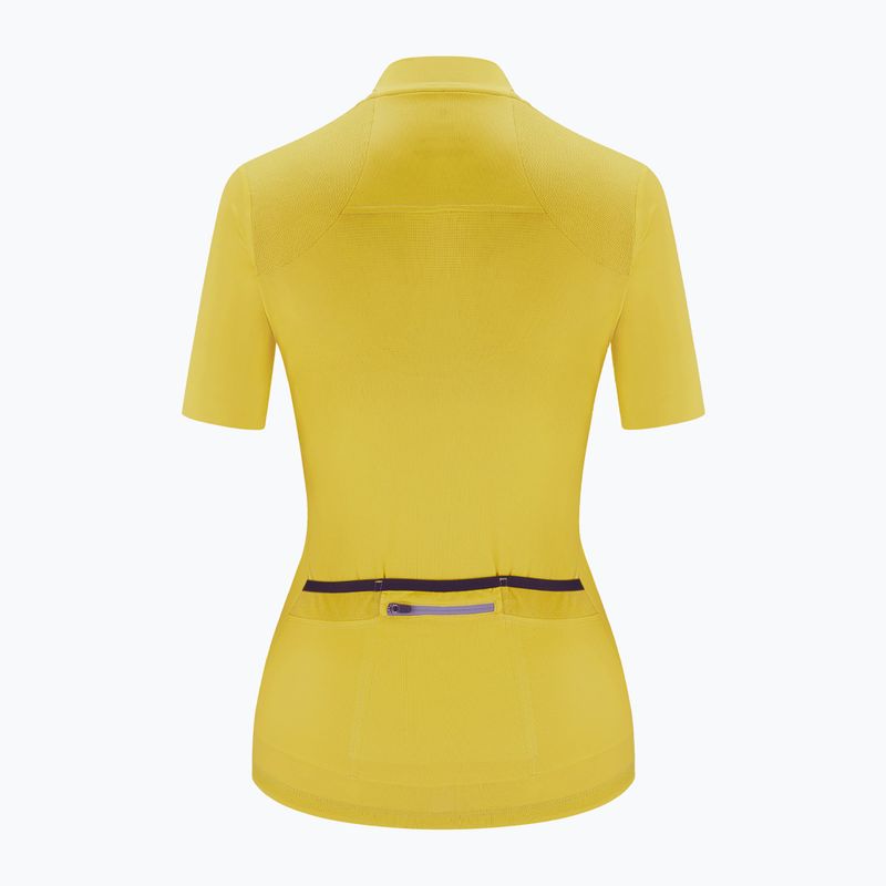 Women's cycling jersey Quest Adventure yellow 2