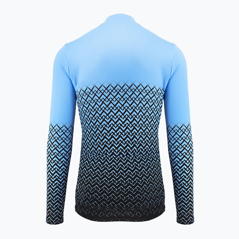 Men's cycling sweatshirt Quest Limone blue 4