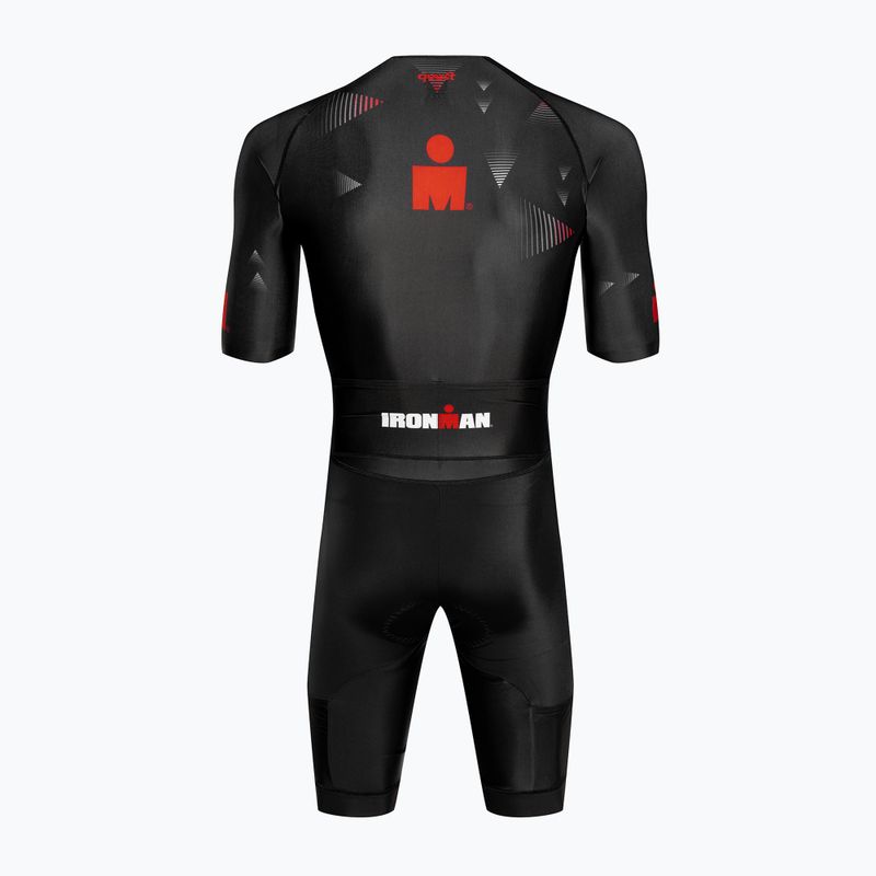 Quest Iron Man men's triathlon suit black 2