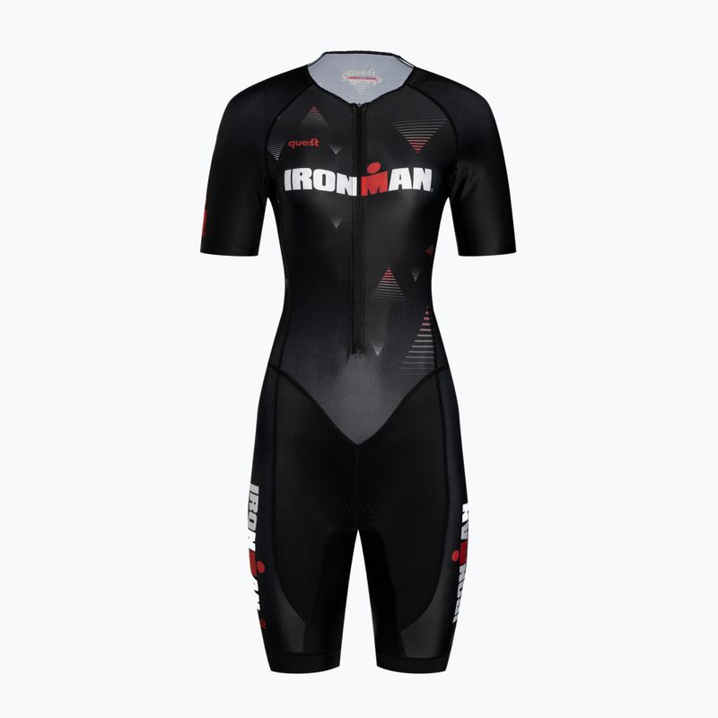 Quest Iron Man women's triathlon suit black