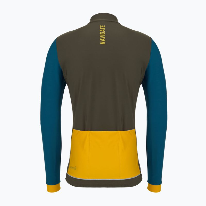 Men's cycling sweatshirt Quest Navigator green 2