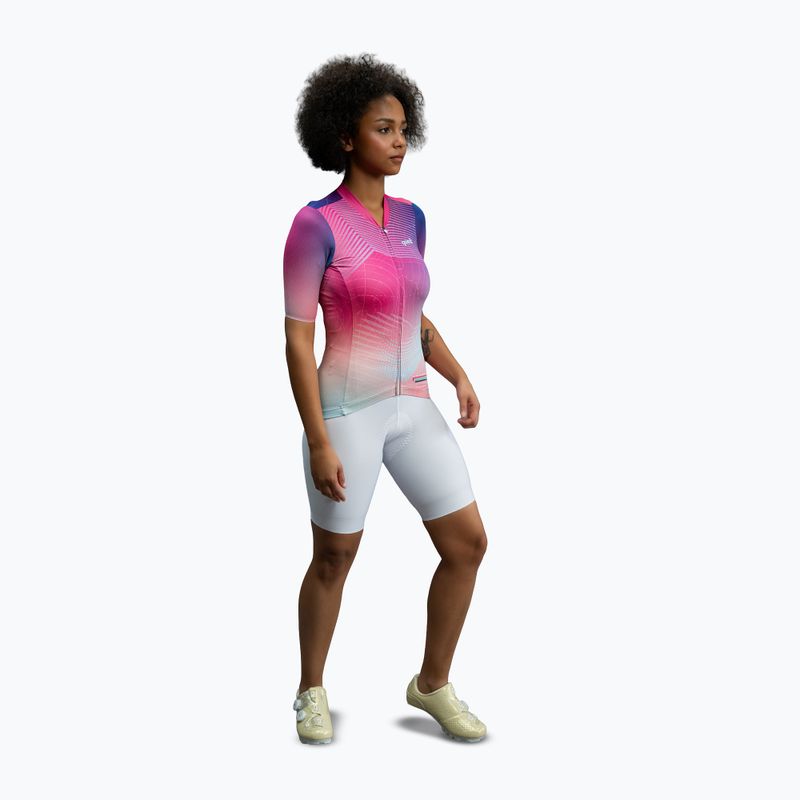Women's cycling jersey Quest Pink Wind W 2