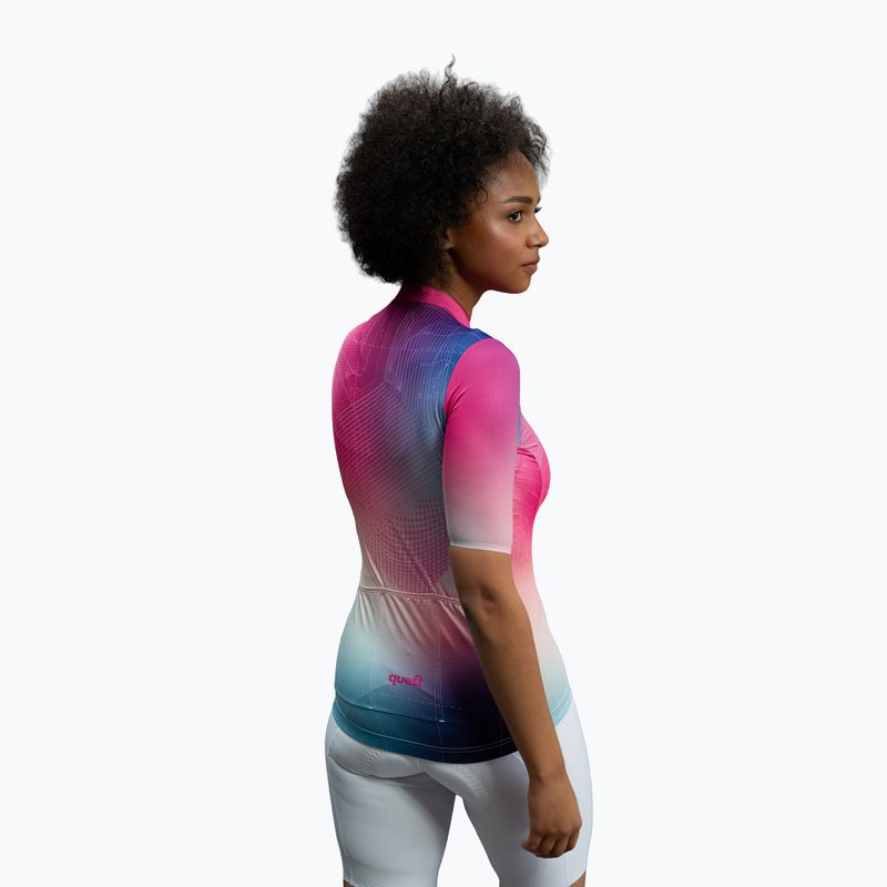 Women's cycling jersey Quest Pink Wind W 5