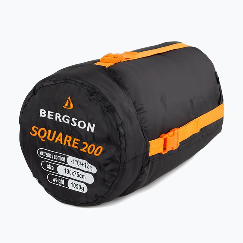 BERGSON Square 200 sleeping bag black 6