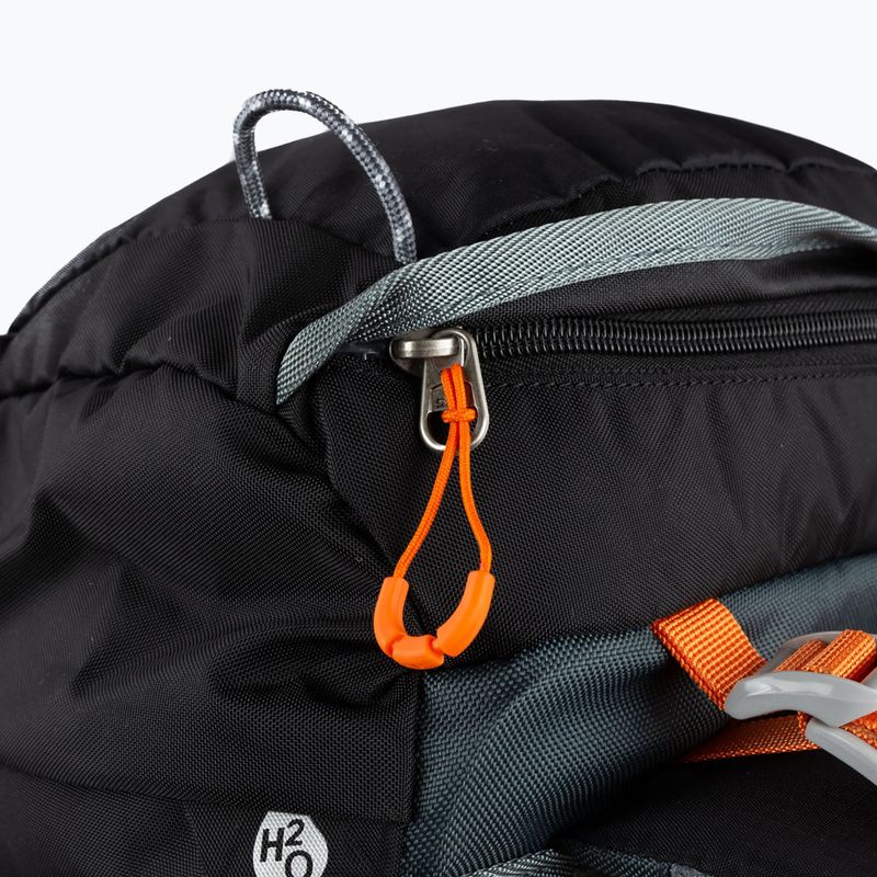 BERGSON Tunnebo 35 l hiking backpack black/orange 9