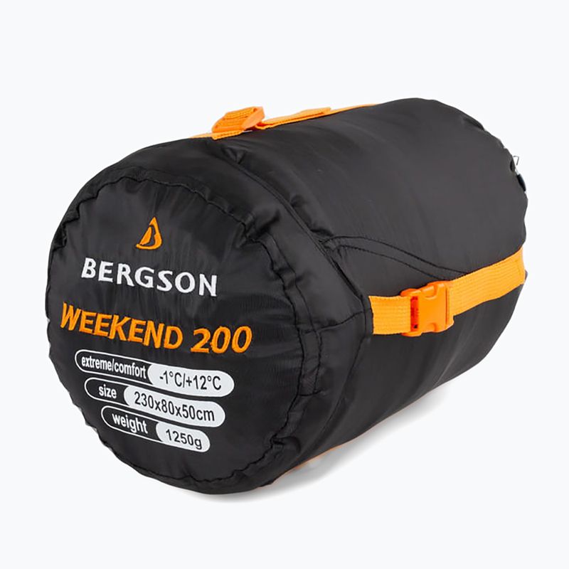 BERGSON Weekend 200 dark denim sleeping bag 8