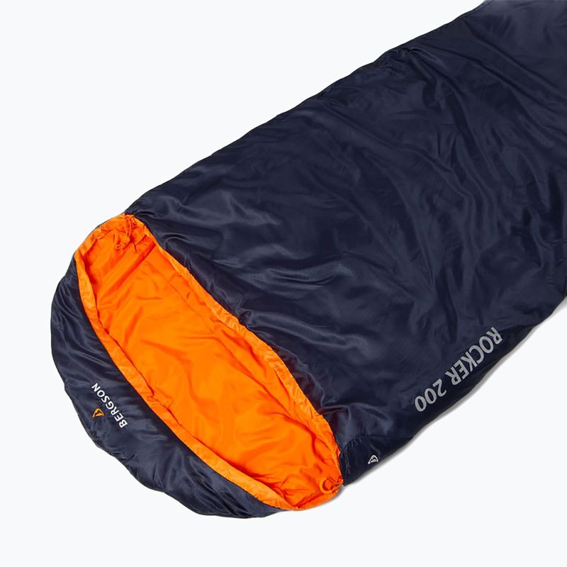 BERGSON Rocker 200 asphalt/navy sleeping bag 2