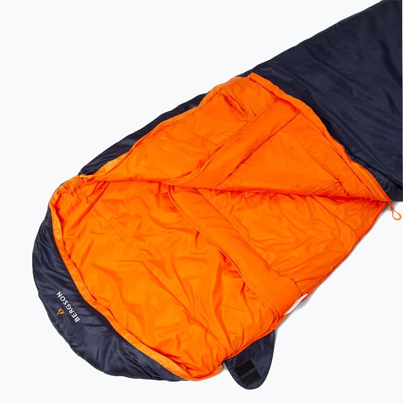 BERGSON Rocker 200 asphalt/navy sleeping bag 3