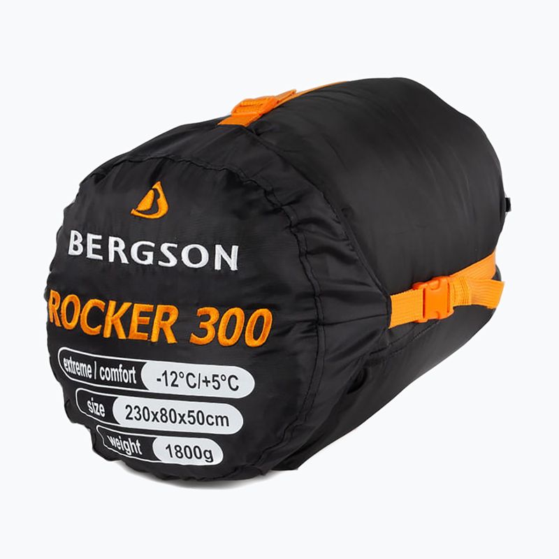 BERGSON Rocker 300 asphalt/navy sleeping bag 9