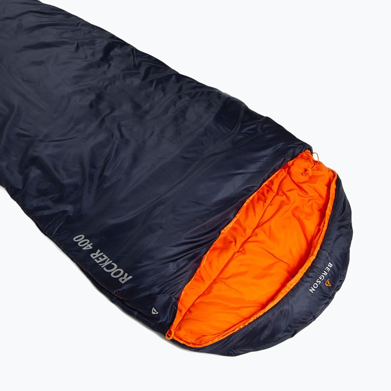 BERGSON Rocker 400 asphalt/navy sleeping bag 2