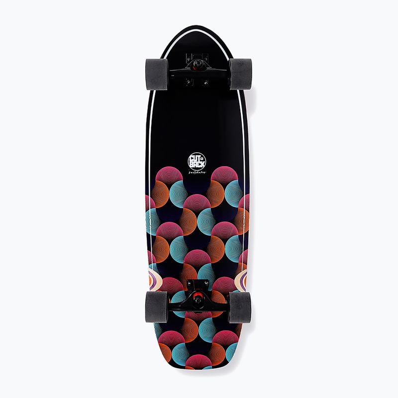 Surfskate skateboard Cutback Big Wave 34" black and colour CUT-SUR-BWA 7