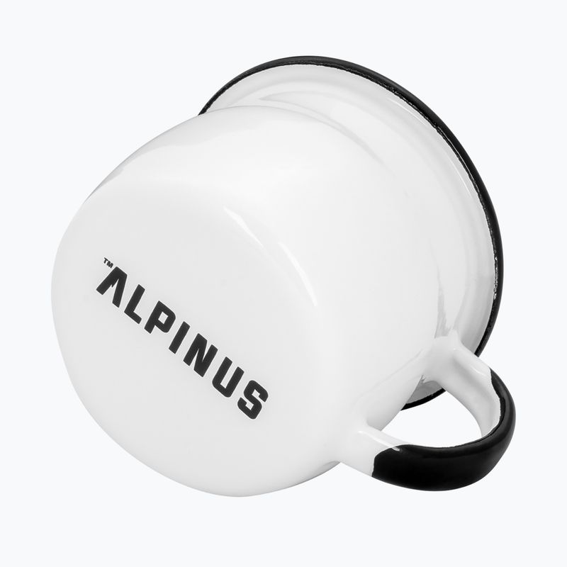 Travel mug Alpinus Enamelled White Lynx 3