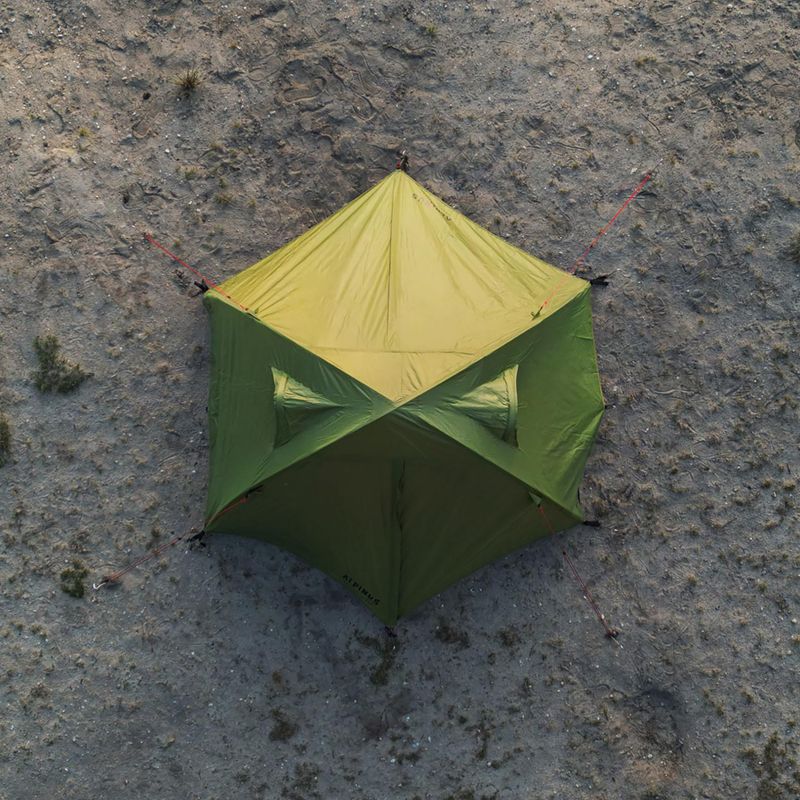 Trekking 2-person tent Alpinus Velebit 2 ALU green 16