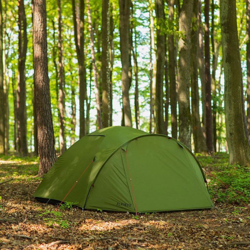 Alpinus Reus 4 4-person hiking tent green 9