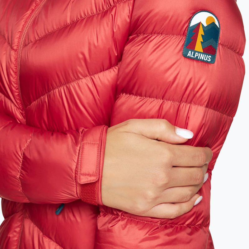 Women's down jacket Alpinus Rocca red 5