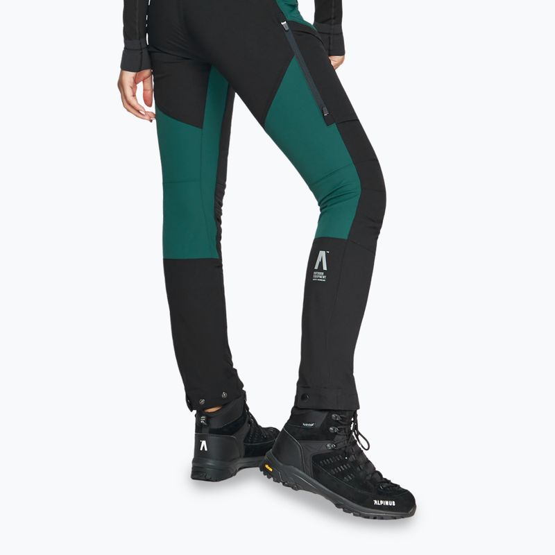 Alpinus Socompa women's trekking trousers green 4