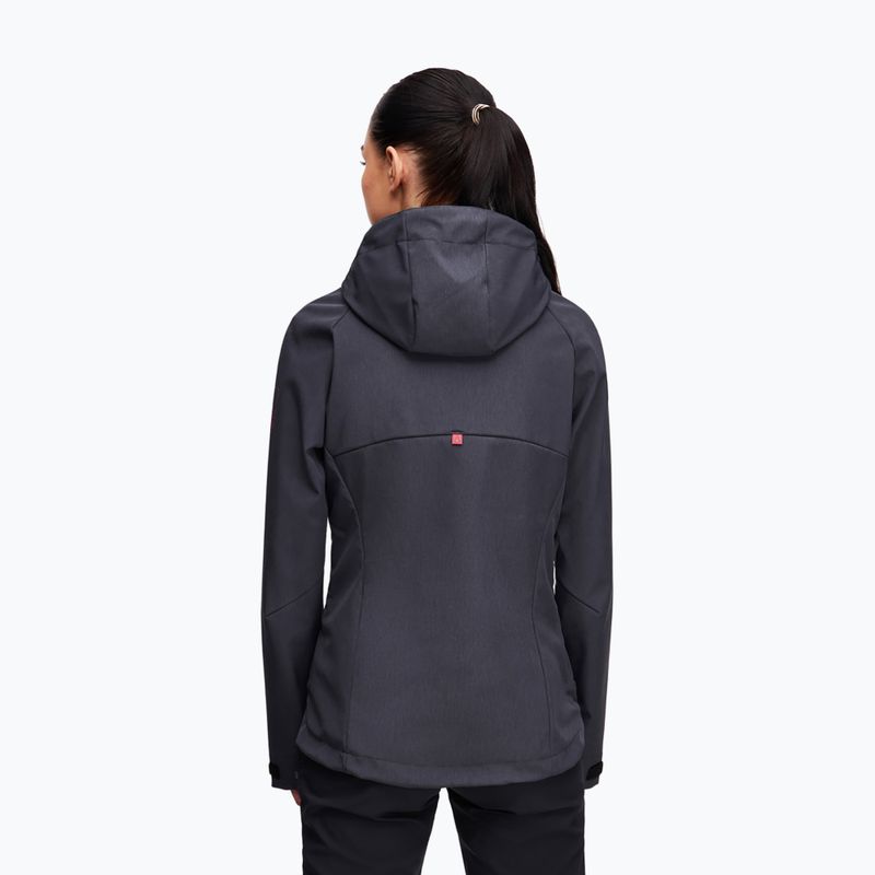 Women's softshell jacket Alpinus Minthi graphite/black 2