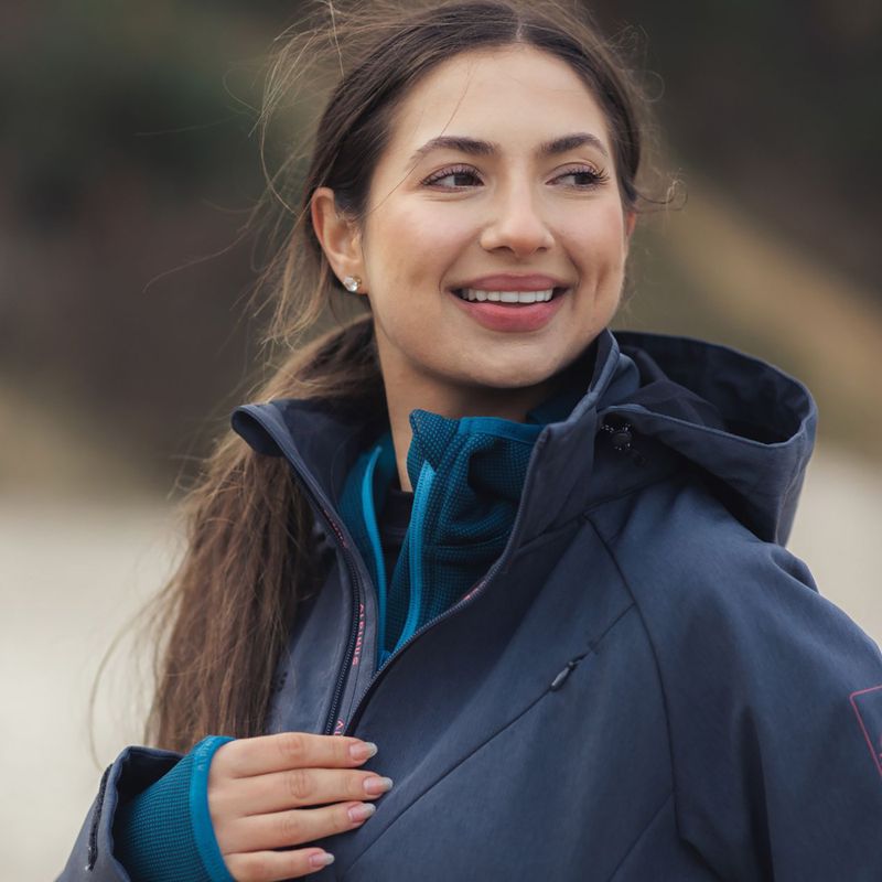 Women's softshell jacket Alpinus Minthi graphite/black 9