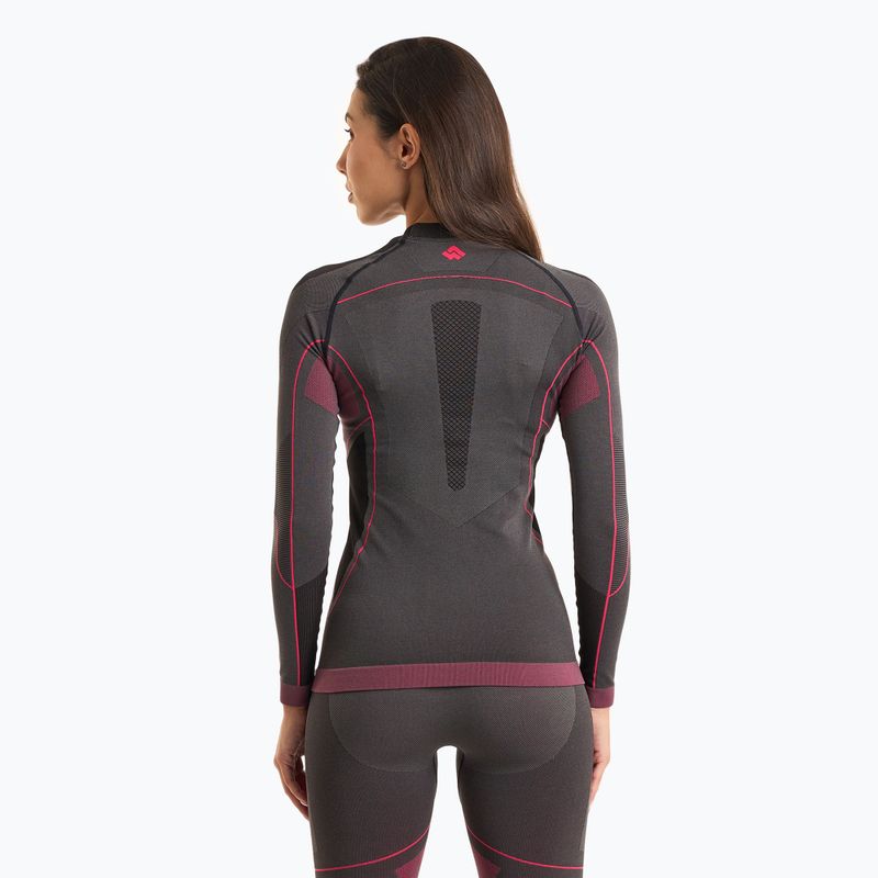 Women's thermal underwear set Alpinus Tactical Mora graphite/pink 3