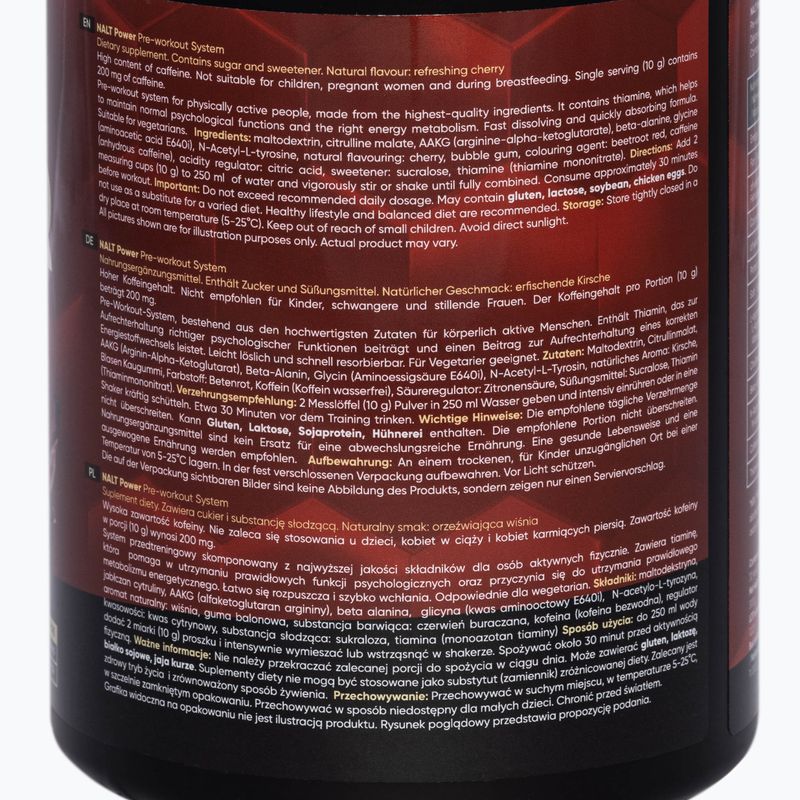 Pre-workout MONDOLAB Nalt Power Cherry Up 300g cherry MND009 2