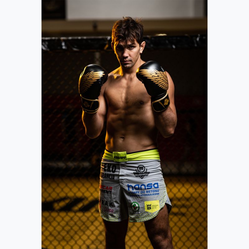 DBX BUSHIDO "HAWK" boxing gloves Active Clima black and gold B-2v17 11