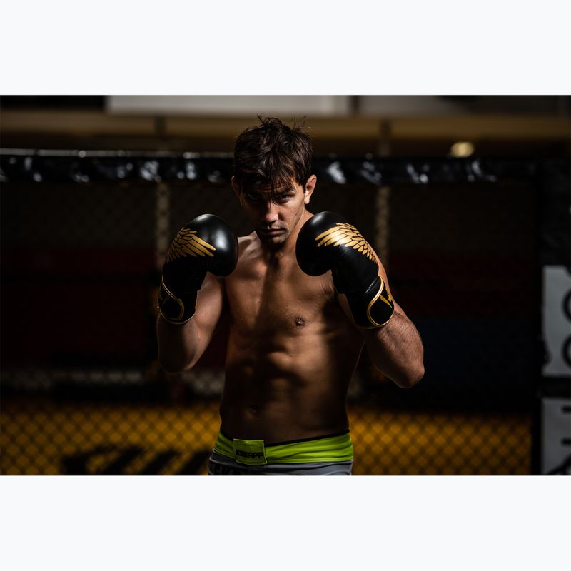 DBX BUSHIDO "HAWK" boxing gloves Active Clima black and gold B-2v17 12