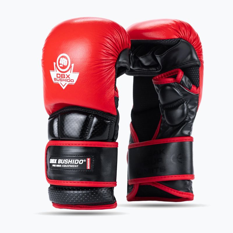 DBX BUSHIDO MMA Premium black/red grappling gloves