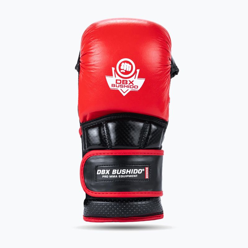 DBX BUSHIDO MMA Premium black/red grappling gloves 2