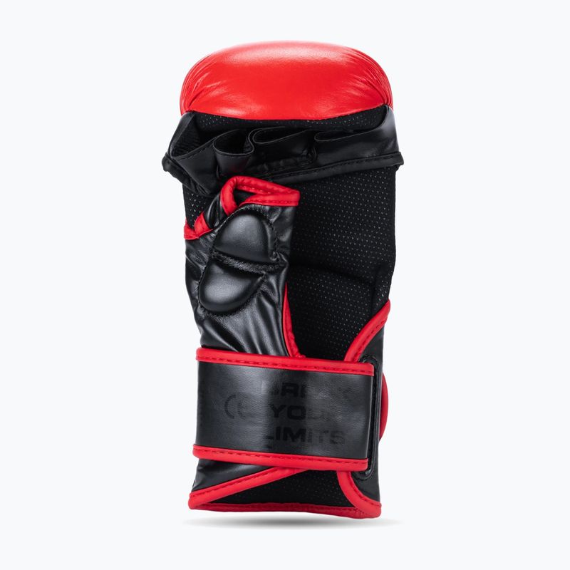 DBX BUSHIDO MMA Premium black/red grappling gloves 3